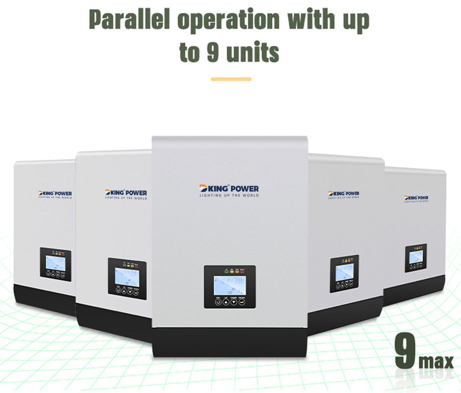 DKHP PLUS- IN PARALLEL OFF GRID 2 ΣΕ 1 INVERTER